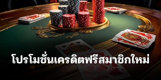 โปรโมชั่นเครดิตฟรีสมาชิกใหม่